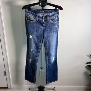 Silver Jeans Co. Suki Flap Baby Boot Women's Denim